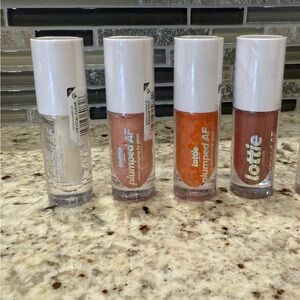 Lottie London Plumped AF Plumping Lip Gloss Set (4 universal shades)